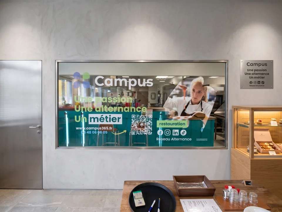 Salle de restaurant d'application Campus365